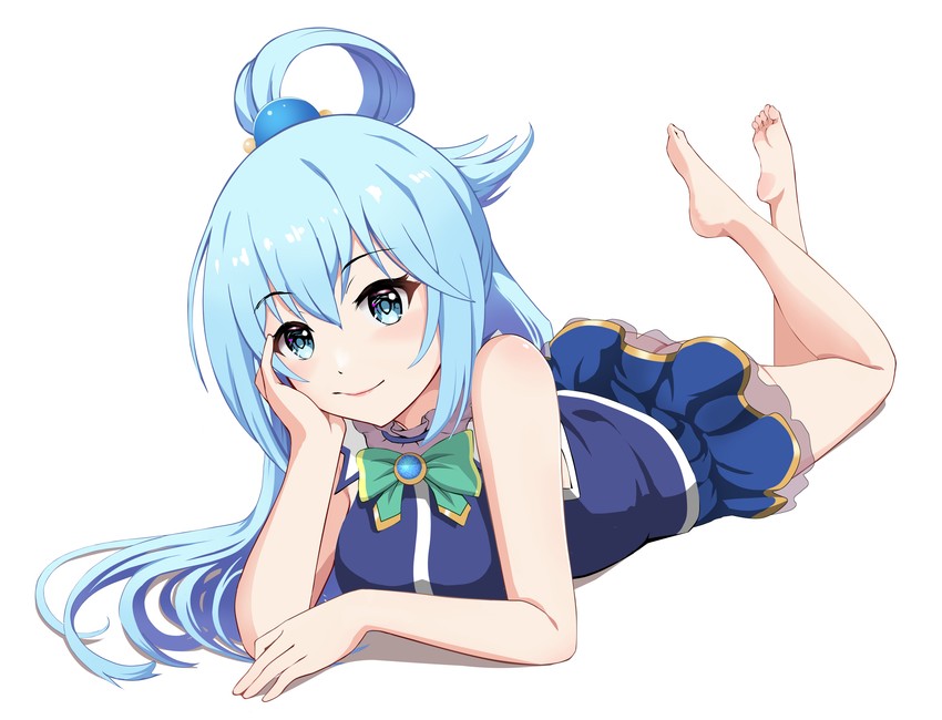 aqua (kono subarashii sekai ni shukufuku wo!) drawn by gibun_(sozoshu)
