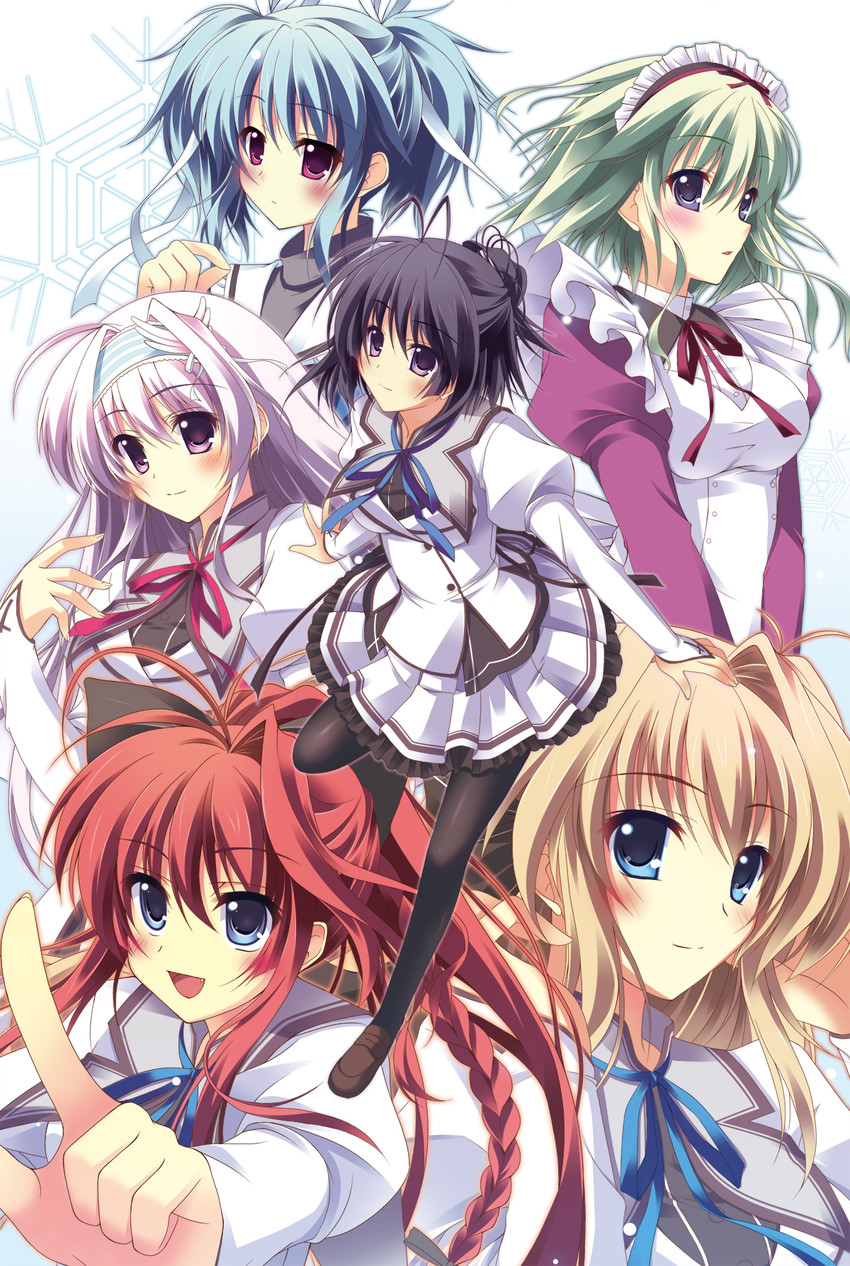 inui sana, sena airi, amaha miu, uryuu sakuno, angelina nanatsu sewell, and 1 more (mashiroiro symphony) drawn by a_flow