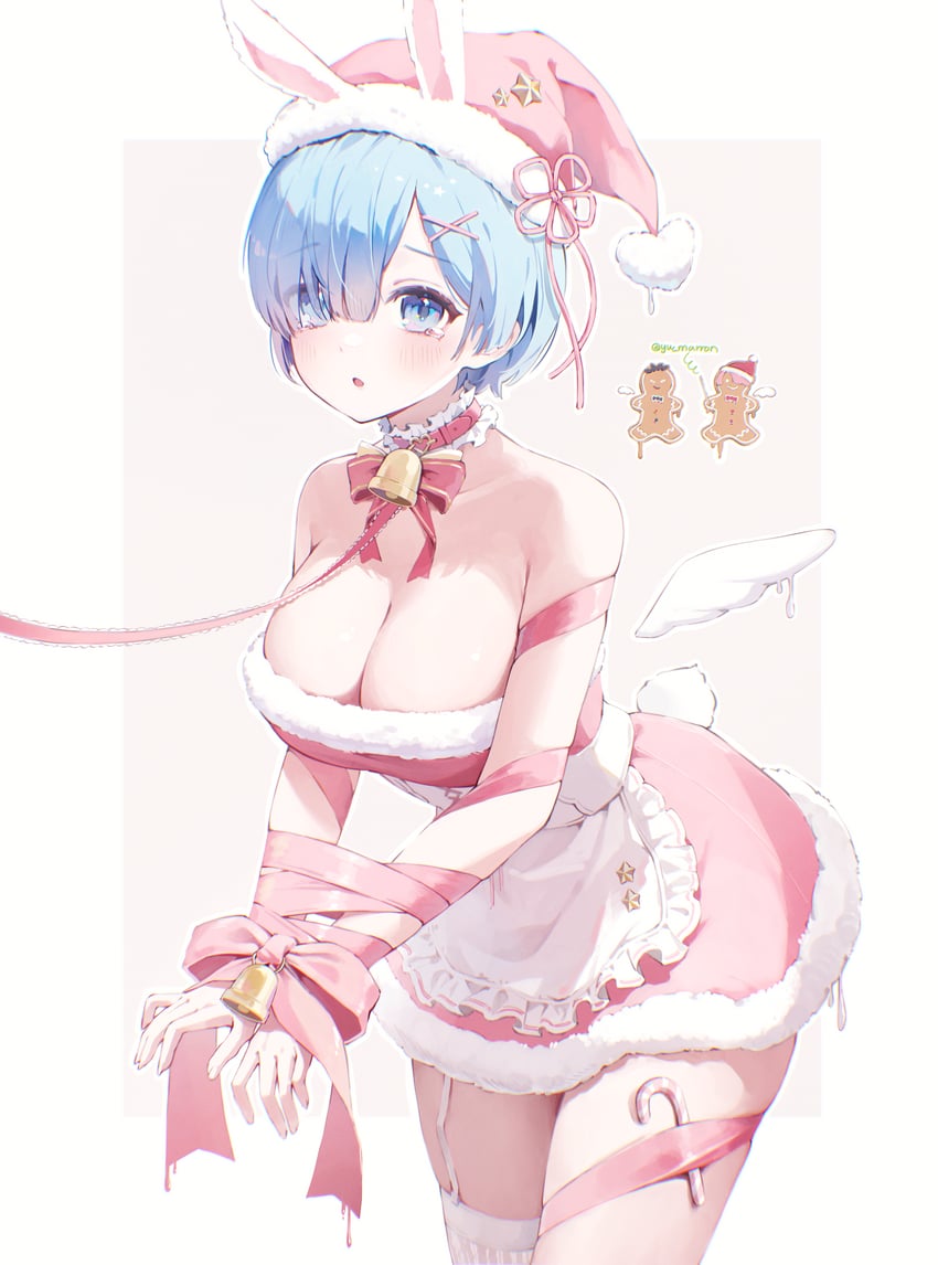 rem, ram, and natsuki subaru (re:zero kara hajimeru isekai seikatsu) drawn by yw_marron