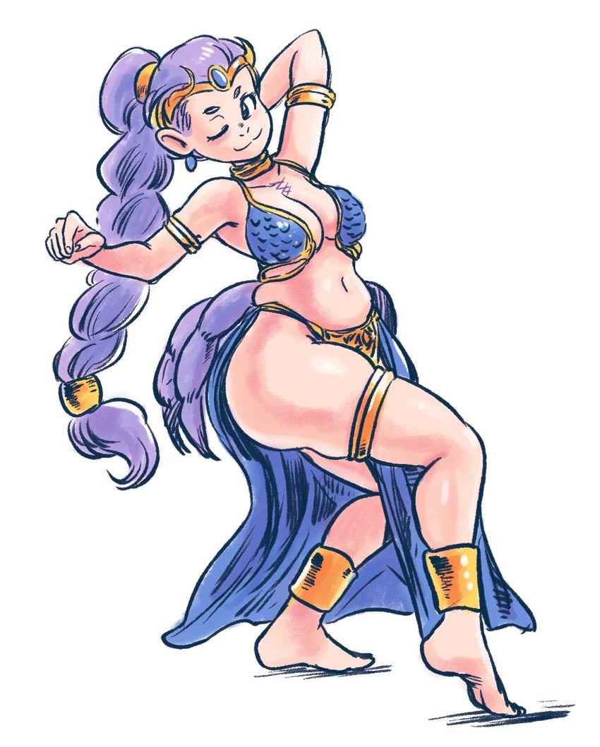 shantae and amiya aranha (indie virtual youtuber and 1 more) drawn by jd_benefield