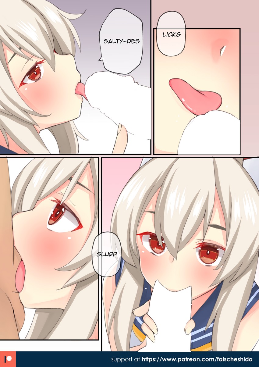 commander and ayanami (azur lane) drawn by nekokyun