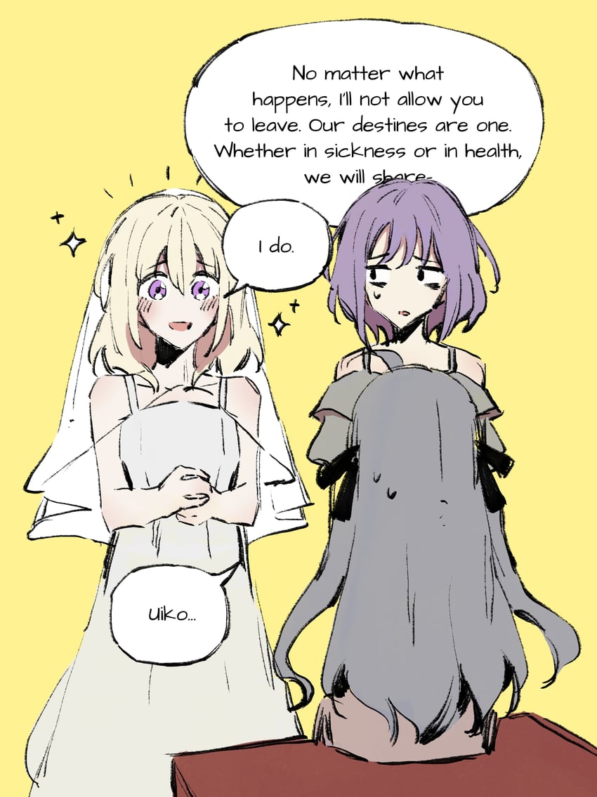 togawa sakiko, misumi uika, and yuutenji nyamu (bang dream! and 1 more) drawn by xenoee