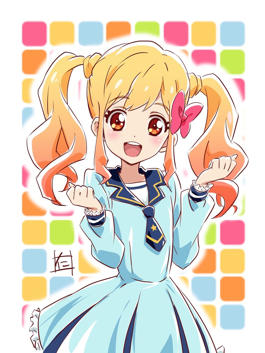 nijino yume (aikatsu! and 1 more) drawn by nii_manabu