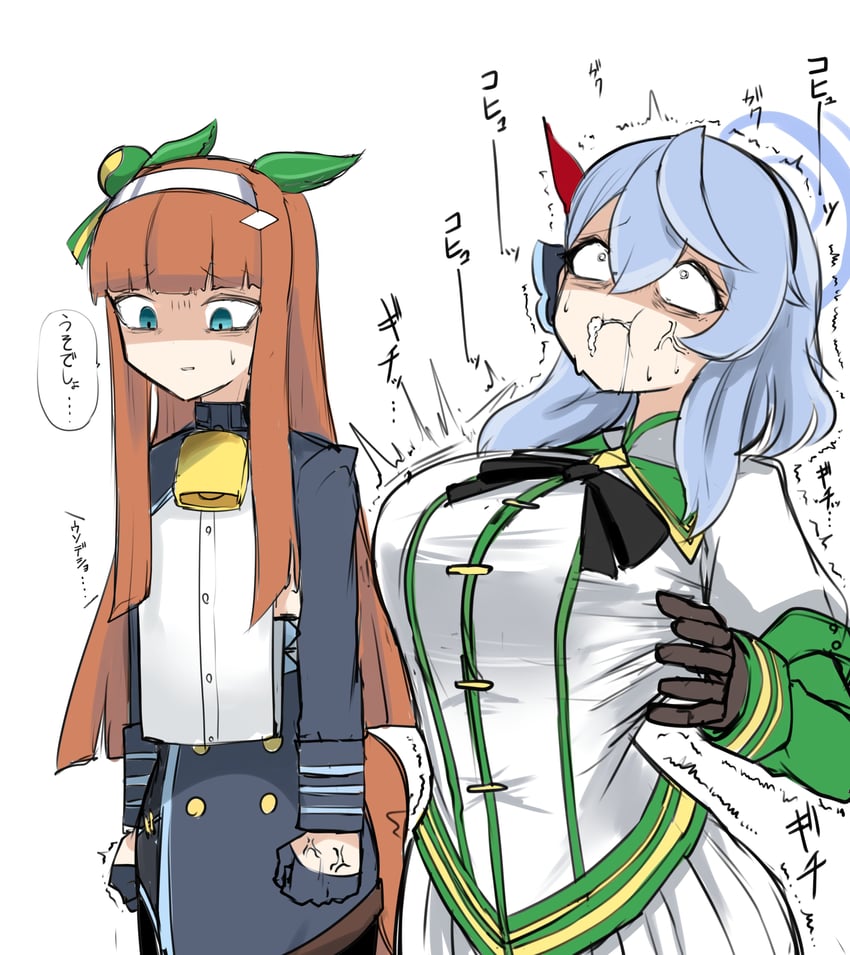 ako, silence suzuka, and kouno marika (blue archive and 1 more) drawn by nubebenbe