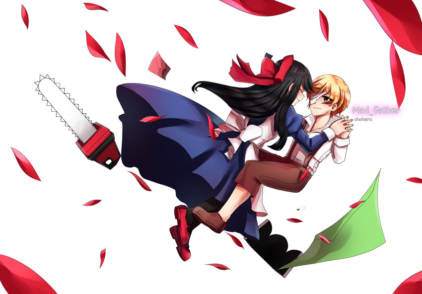 aya drevis and robin (mad father) drawn by haru_(tnwls3881)