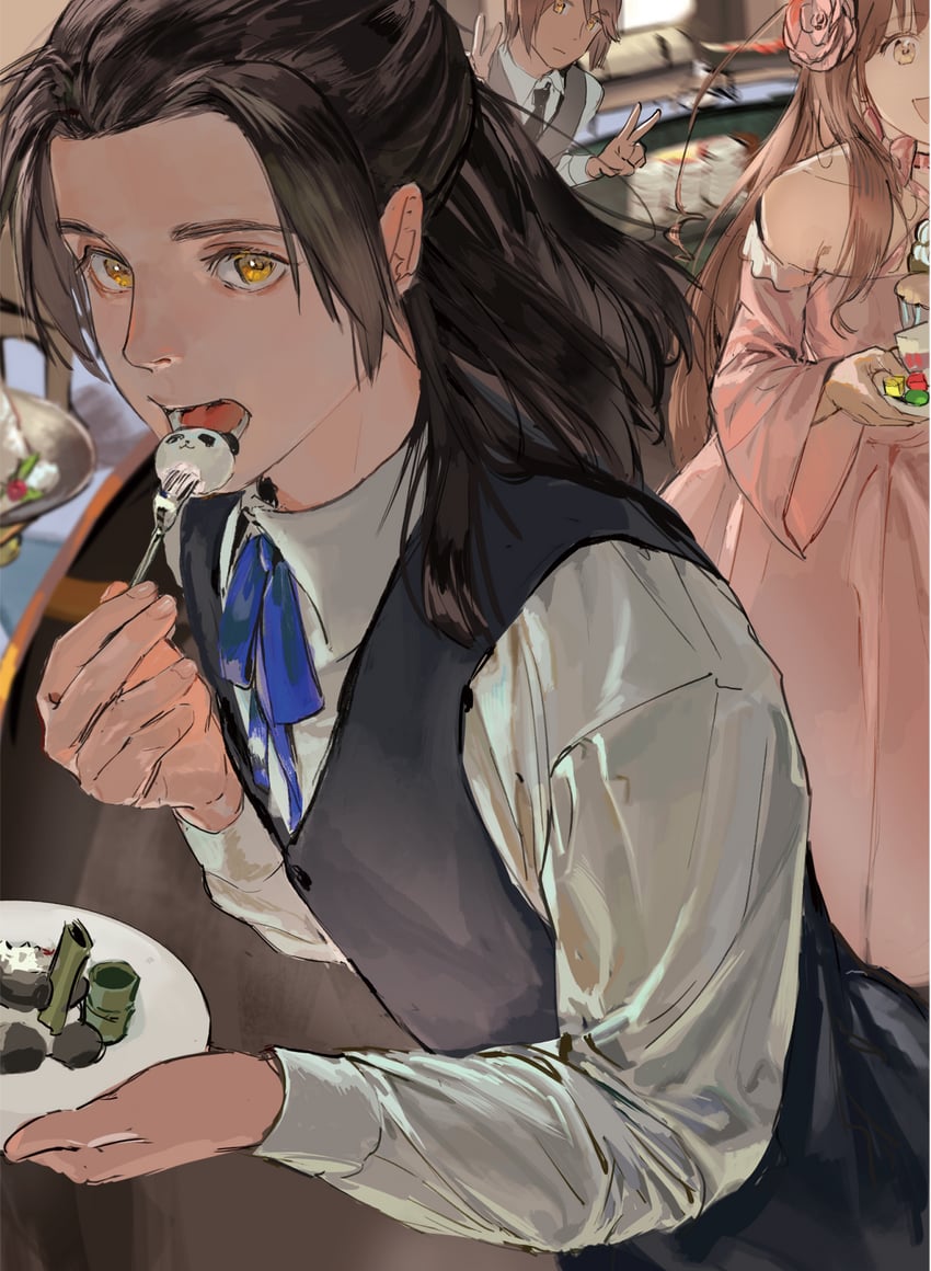 china, taiwan, and hong kong (axis powers hetalia) drawn by zhongerweiyuan