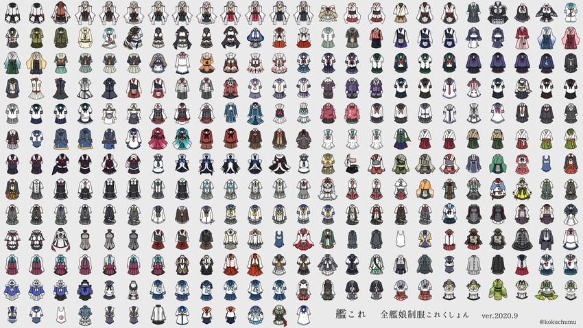 kaga, shimakaze, hibiki, shigure, kongou, and 297 more (kantai collection) drawn by kamoku_nagi