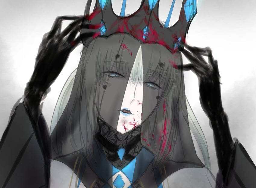 morgan le fay (fate and 1 more) drawn by user_gdkm3737