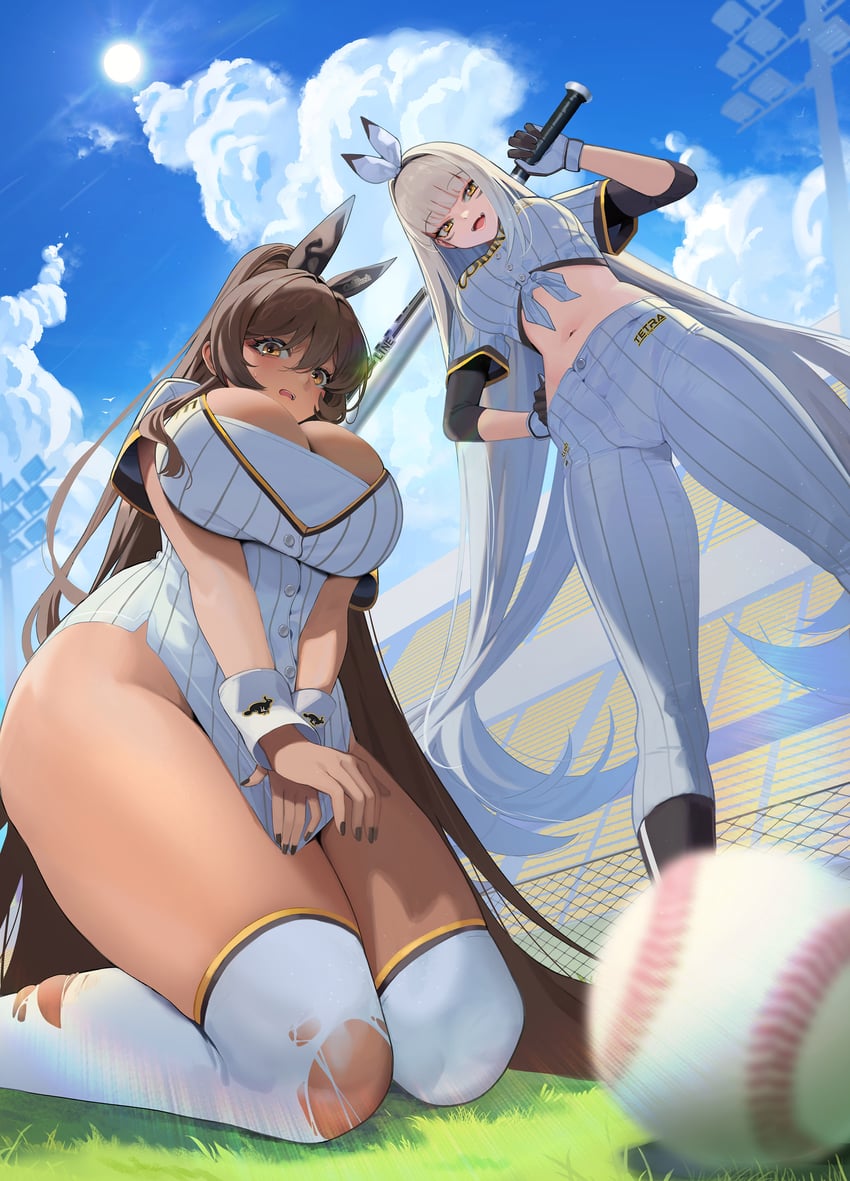 blanc and noir (goddess of victory: nikke) drawn by 767_(pixiv973307689)