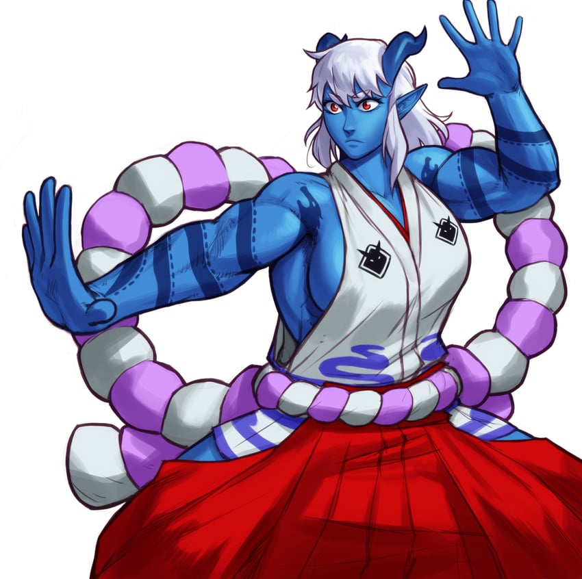 yamato and valkaria (one piece and 1 more) drawn by sotcho