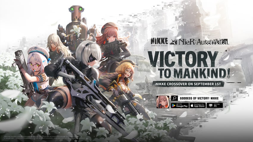 2b, anis, rapi, a2, neon, and 2 more (goddess of victory: nikke and 2 more)