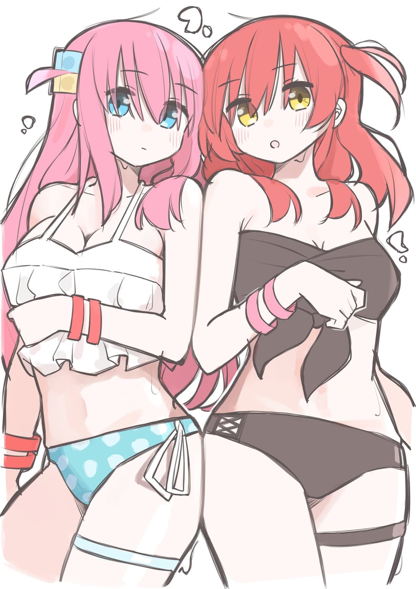 gotoh hitori and kita ikuyo (bocchi the rock!) drawn by frikuriku02070720