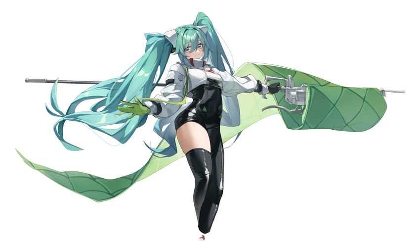 hatsune miku and racing miku (vocaloid) drawn by summer_(724788381)