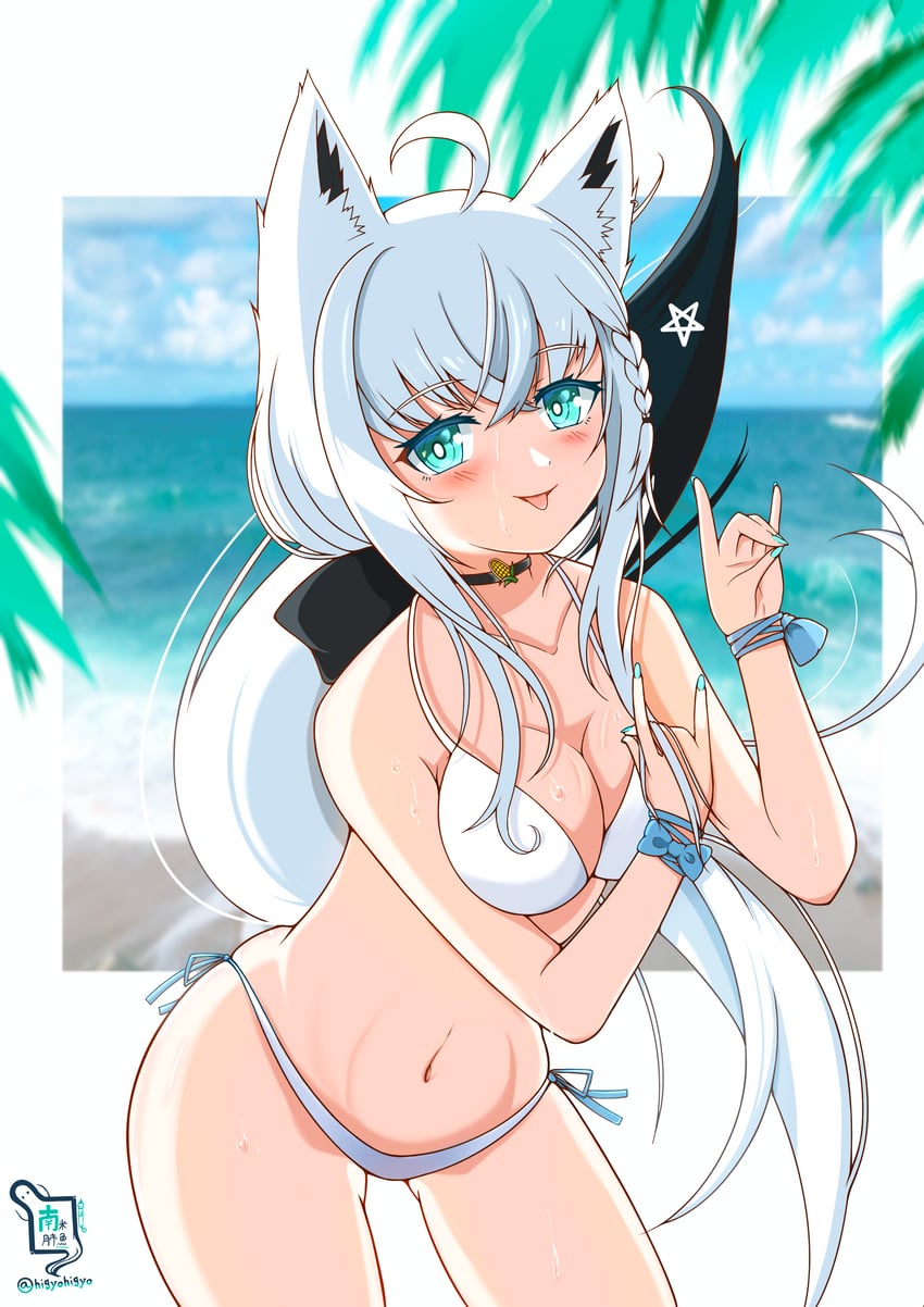 shirakami fubuki (hololive) drawn by higyohigyo
