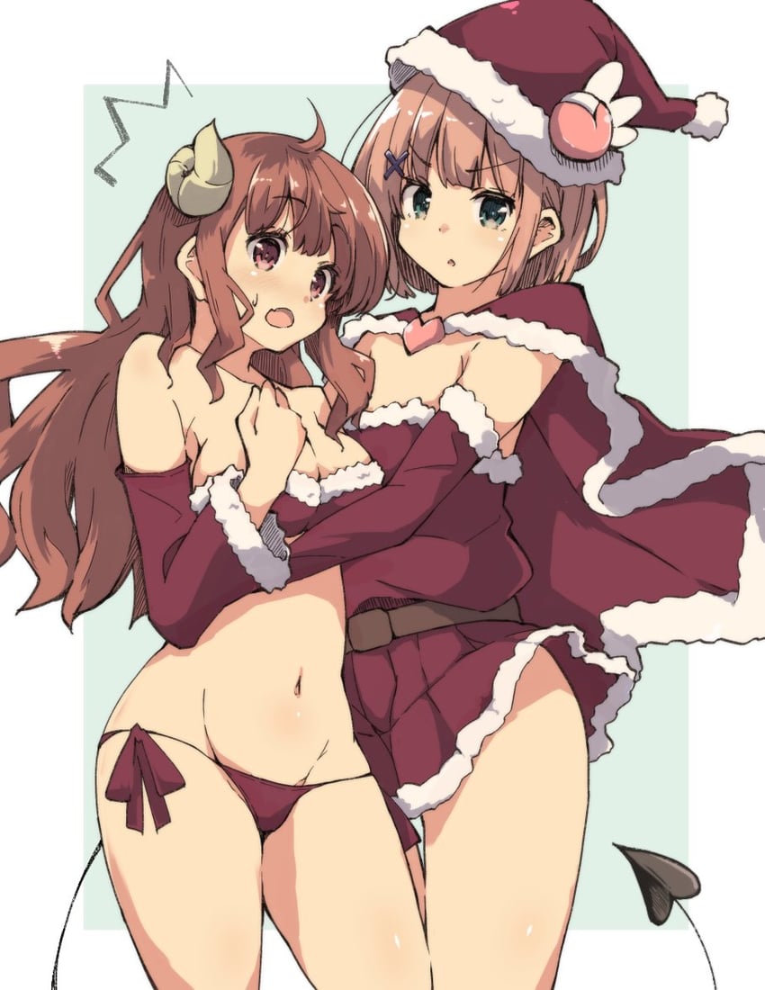 yoshida yuuko and chiyoda momo (machikado mazoku) drawn by tom_q_(tomtoq)