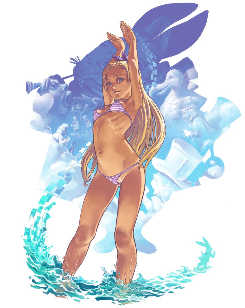 alice (alice's adventures in wonderland) drawn by honzawa_yuuichirou