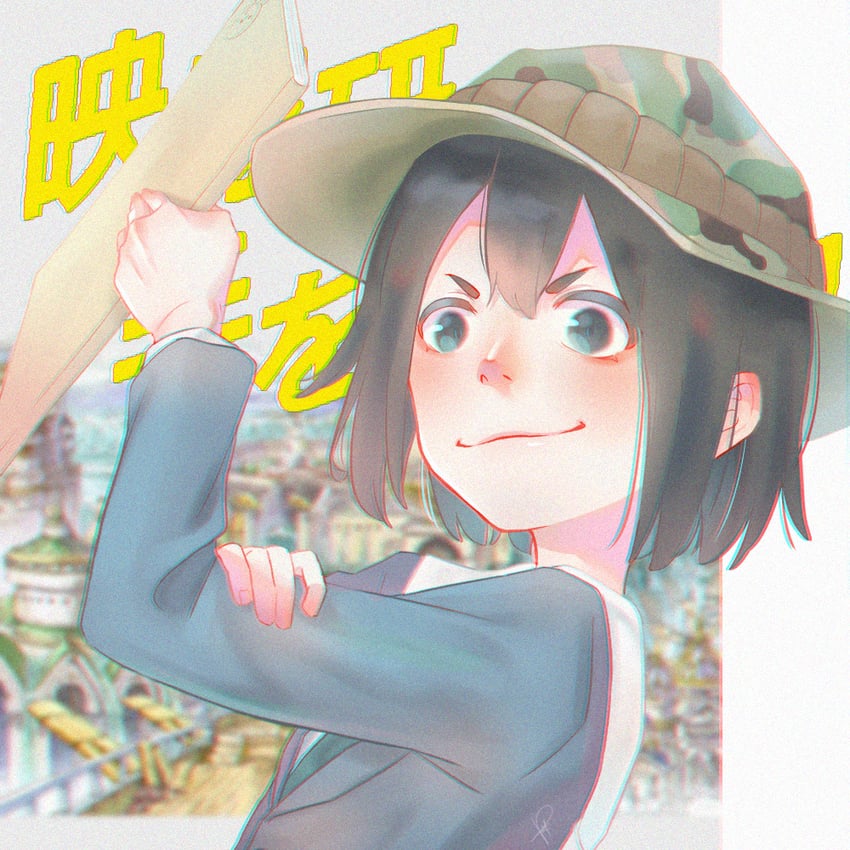 asakusa midori (eizouken ni wa te wo dasu na!) drawn by a_tama_chan