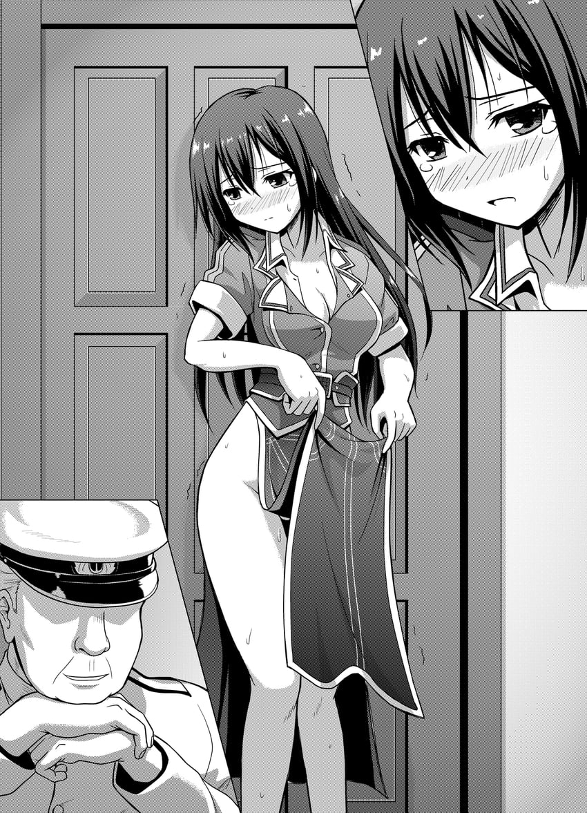 admiral, chikuma, and chikuma kai ni (kantai collection) drawn by spaghe_(kyoumospaghe)