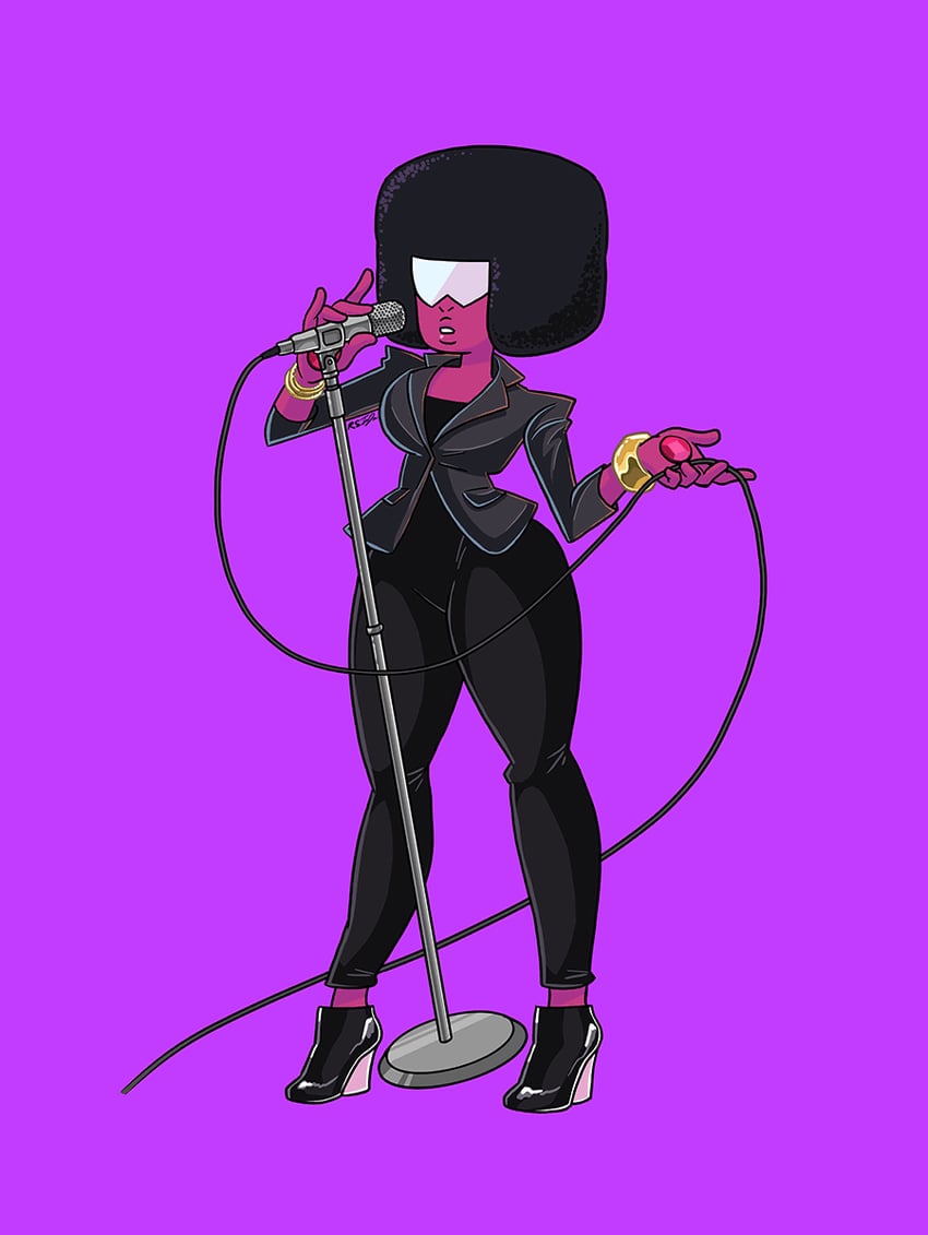 garnet (steven universe) drawn by ian_jones-quartey and rebecca_sugar