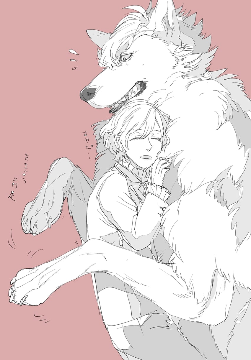 jack howl and epel felmier (twisted wonderland) drawn by penya