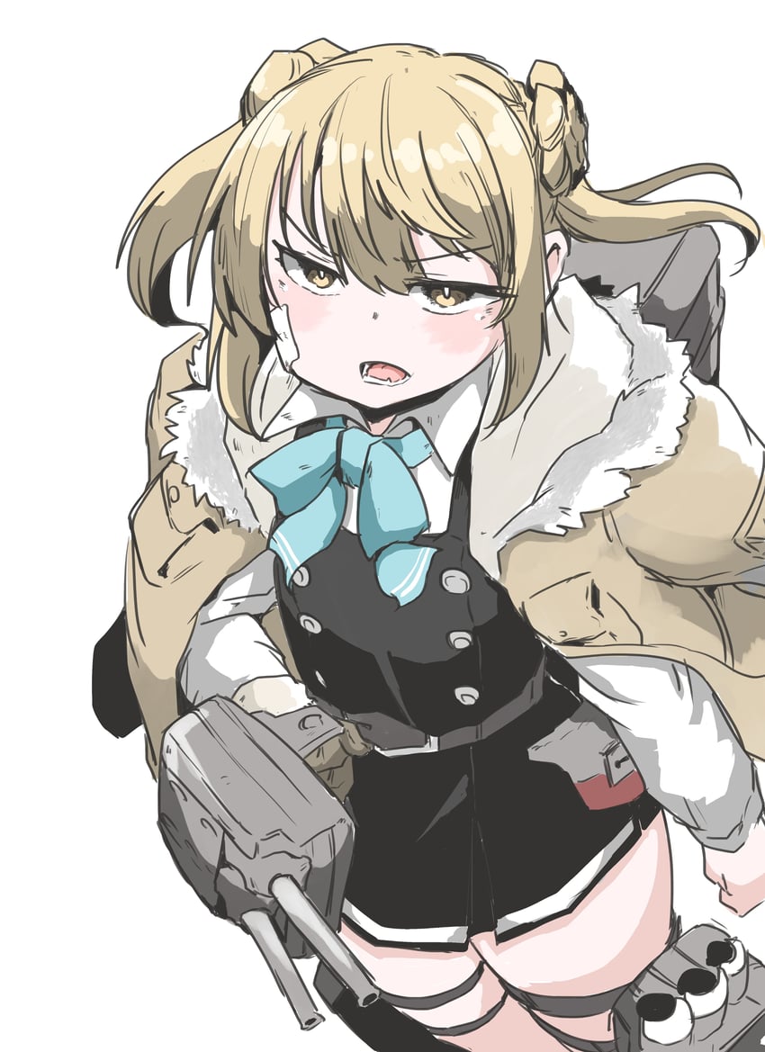 michishio and michishio kai ni (kantai collection) drawn by poyo_(hellmayuge)