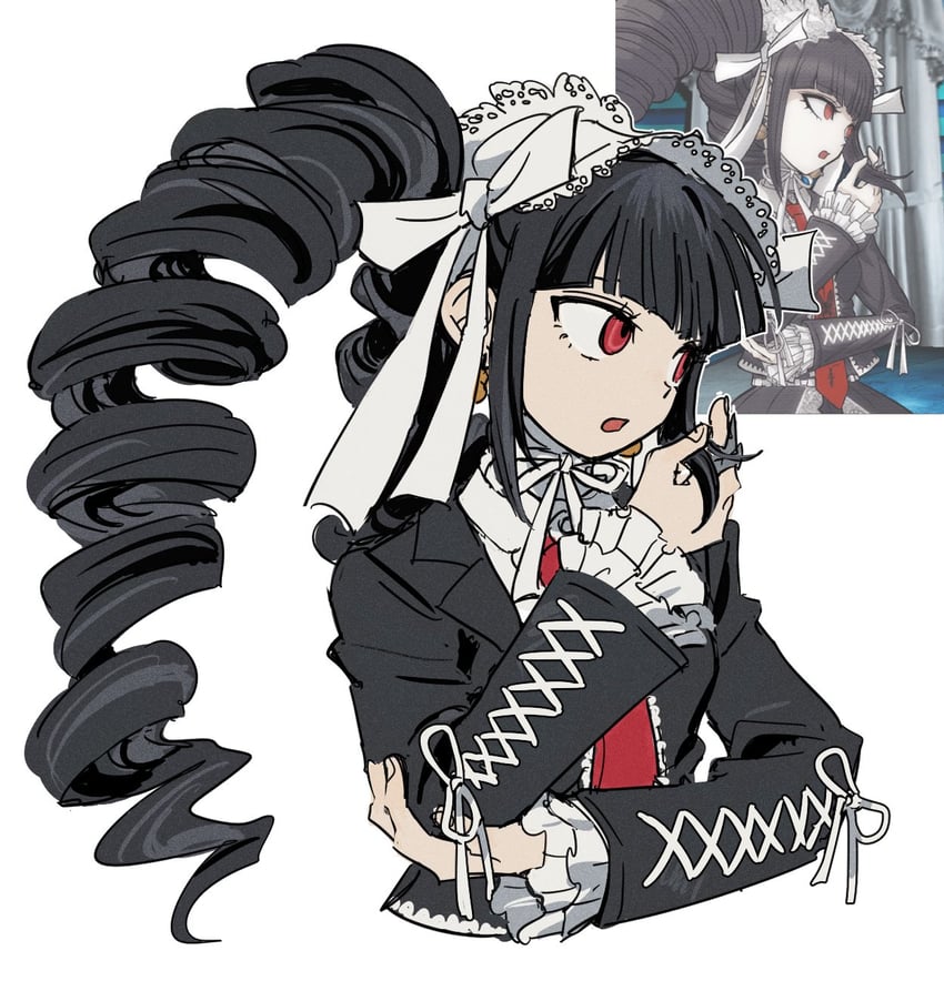 celestia ludenberg (danganronpa and 1 more) drawn by 2hyu_00