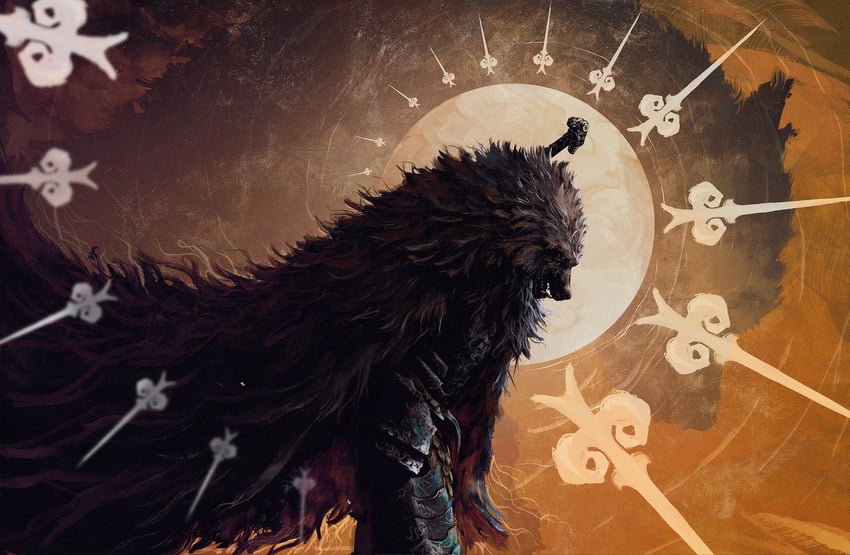 blaidd the half-wolf (elden ring) drawn by anato_finnstark