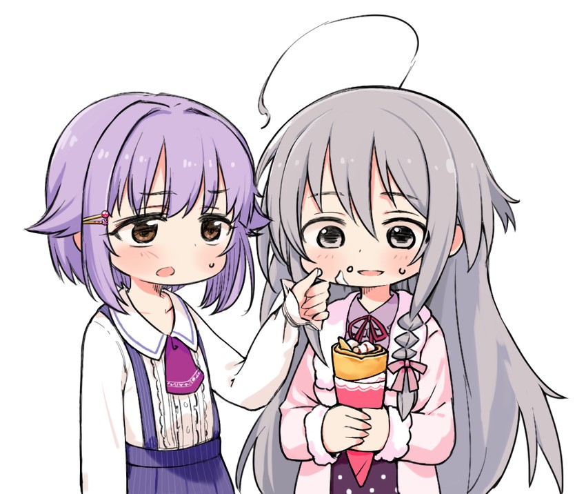 koshimizu sachiko and hoshi syoko (idolmaster and 2 more) drawn by moru_(monaka)