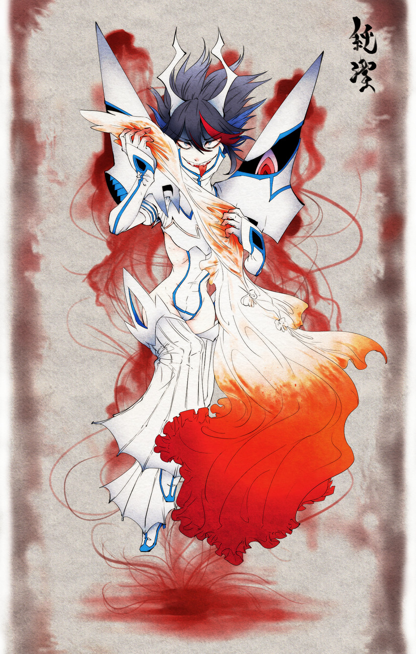 matoi ryuuko and junketsu (kill la kill) drawn by takatsuki_nato