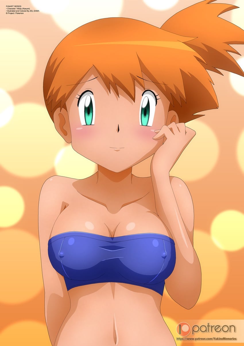 misty (pokemon and 1 more) drawn by zel-sama