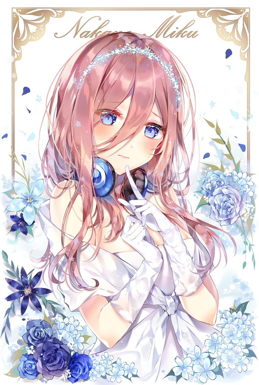 nakano miku (go-toubun no hanayome) drawn by taya_oco