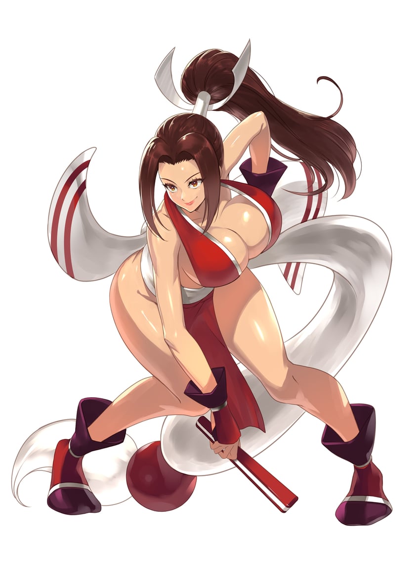 shiranui mai (the king of fighters and 1 more) drawn by ippo