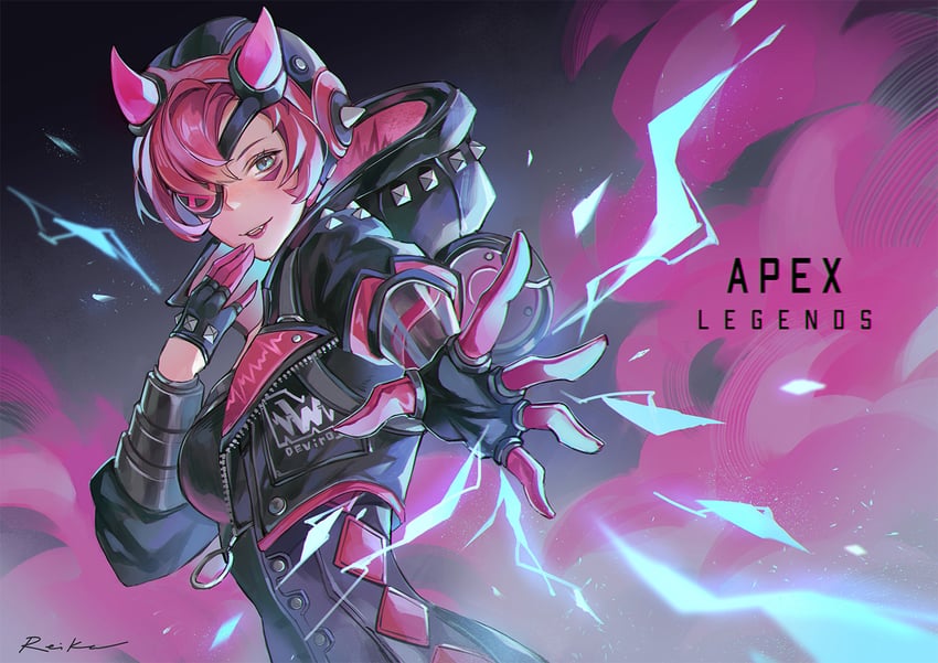 wattson and cyber punked wattson (apex legends) drawn by reika_(reikadraws)