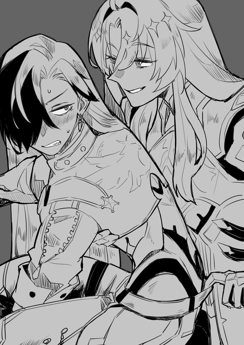 boothill and argenti (honkai and 1 more) drawn by mrsw0911