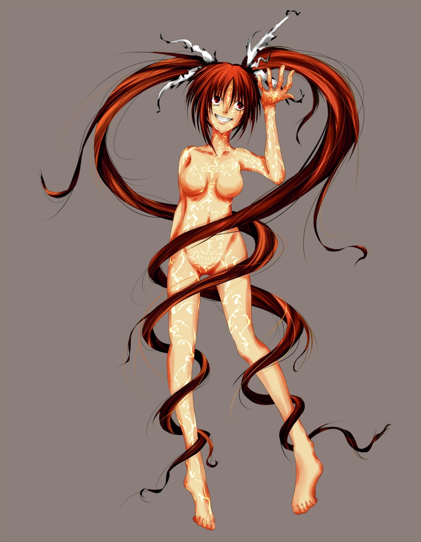 takamachi nanoha (lyrical nanoha and 1 more) drawn by shu