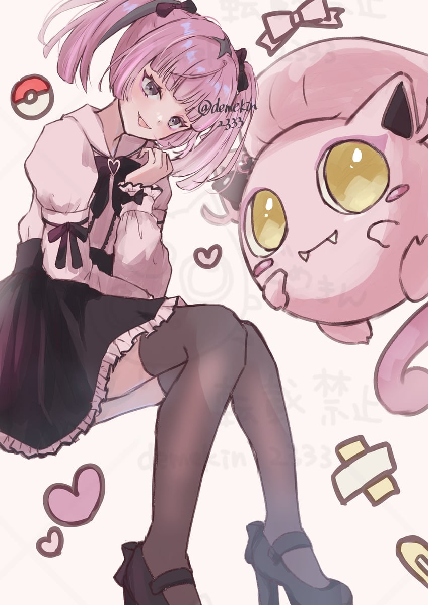 coral and scream tail (pokemon and 1 more) drawn by demekin2333