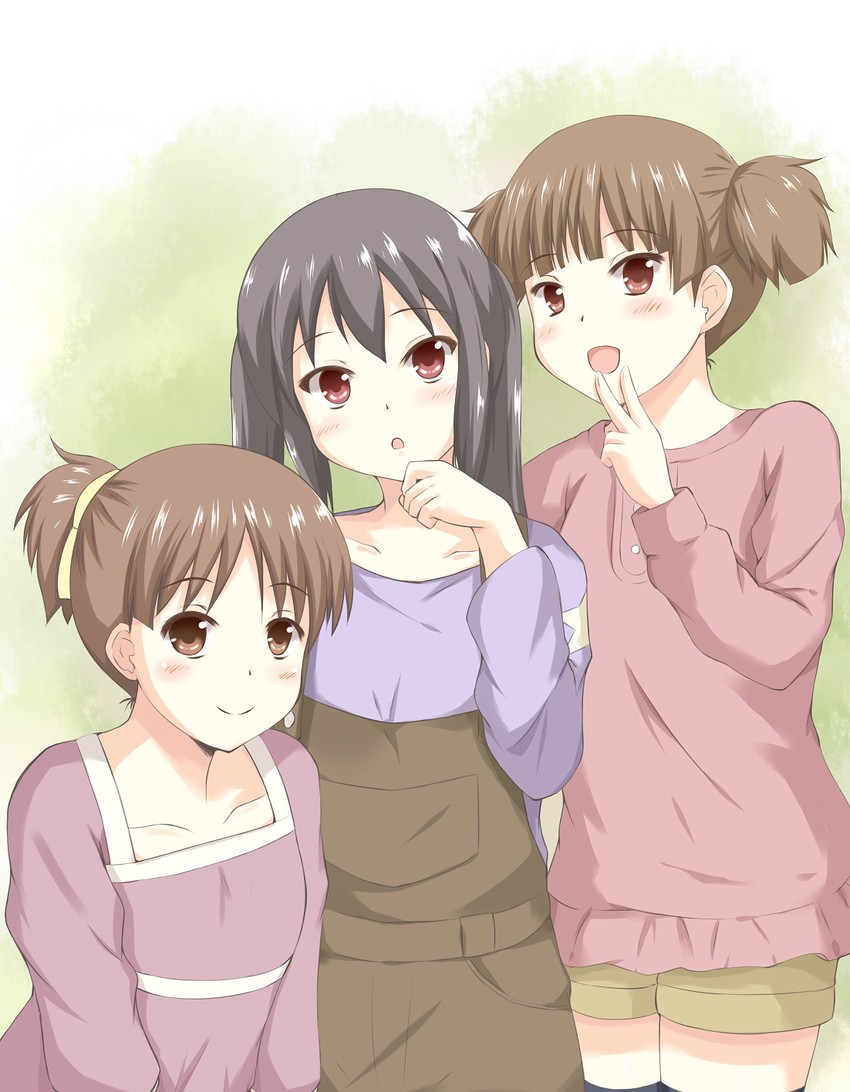 nakano azusa, hirasawa ui, and suzuki jun (k-on!) drawn by chaa_(korone-ze)