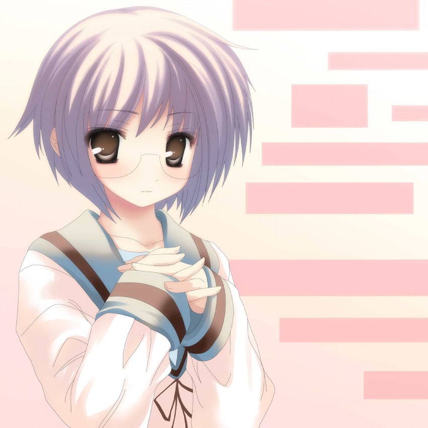 nagato yuki (suzumiya haruhi no yuuutsu) drawn by namamo_nanase