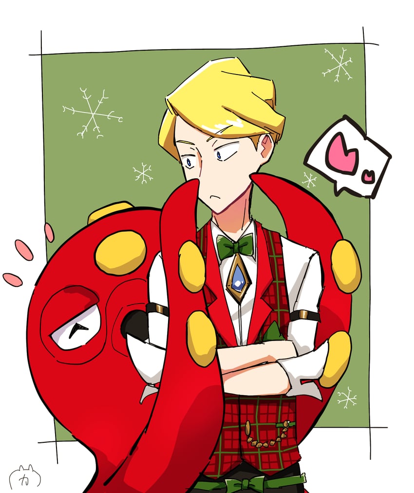 octillery and siebold (pokemon and 1 more) drawn by ilovecorgi
