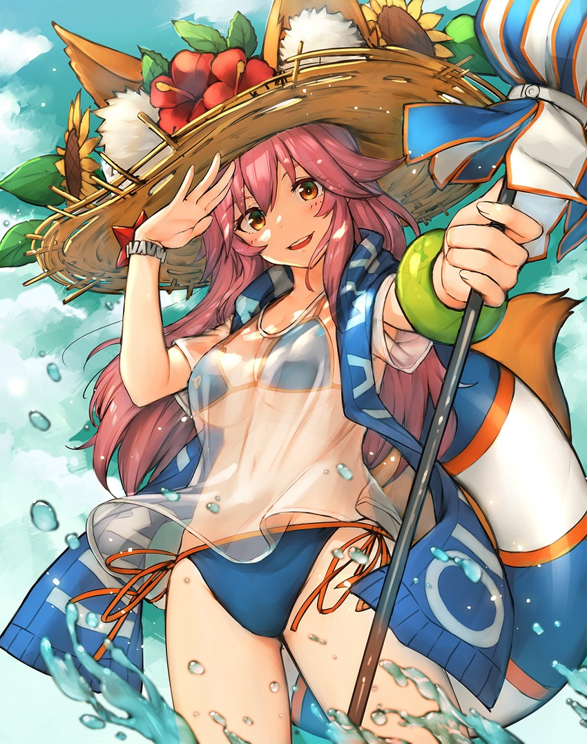 tamamo and tamamo no mae (fate and 1 more) drawn by kotoribako