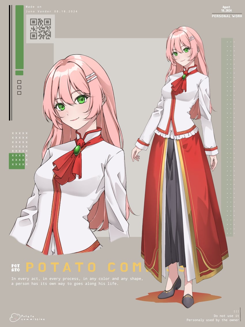 juna crawford (eiyuu densetsu and 1 more) drawn by potato_afa