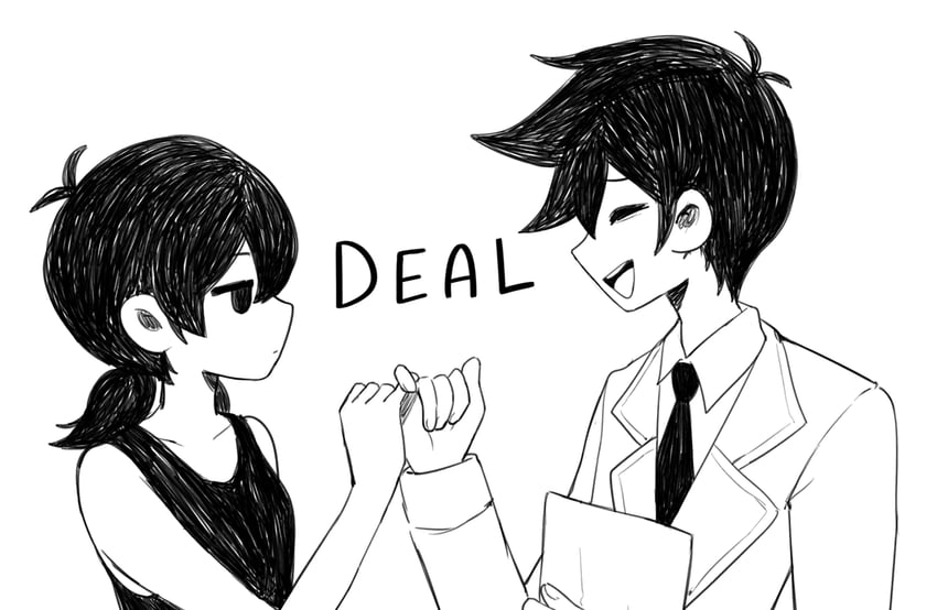 omori, hero, and bossman hero (omori) drawn by yumerinikki
