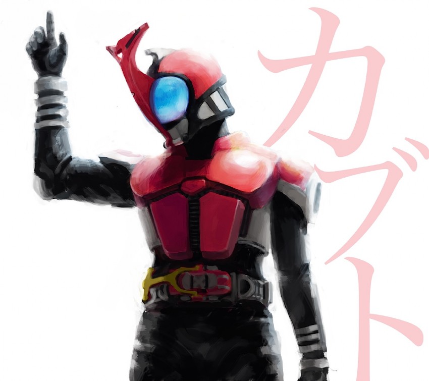 kamen rider kabuto (kamen rider and 1 more) drawn by yona
