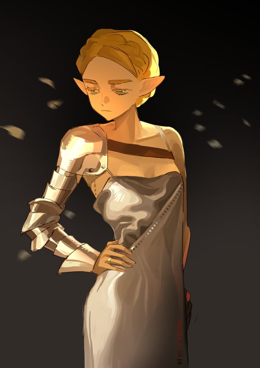 princess zelda (the legend of zelda and 1 more) drawn by yushx31