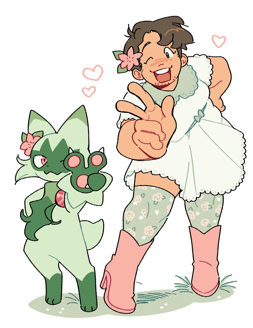 floragato (original and 1 more) drawn by fourleafisland