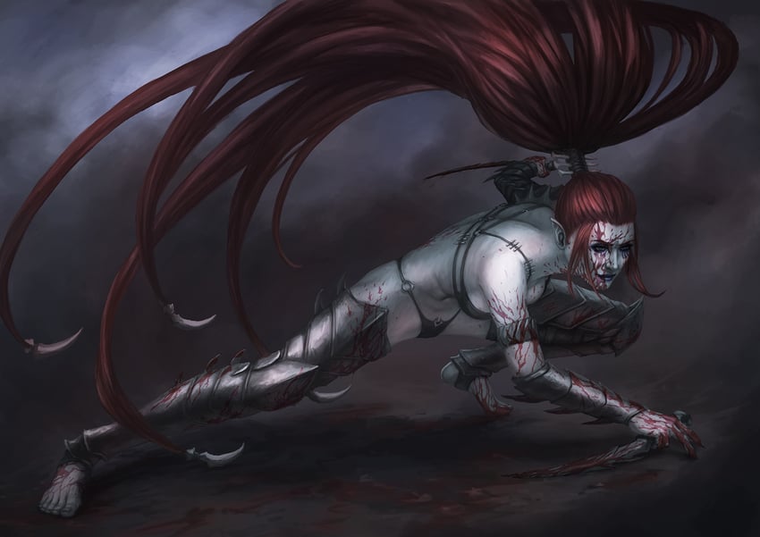 lelith hesperax (warhammer 40k) drawn by captdiablo