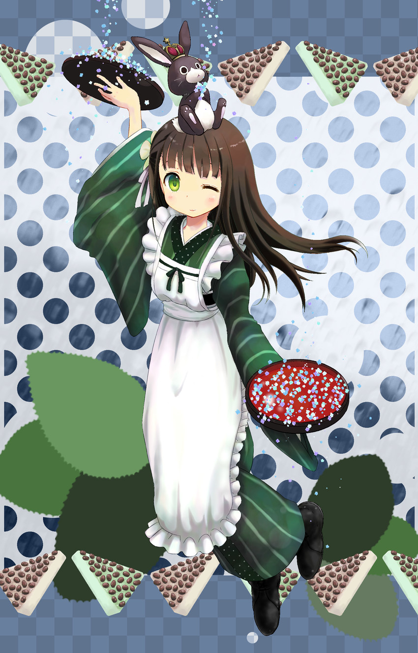 ujimatsu chiya and anko (gochuumon wa usagi desu ka?) drawn by 301