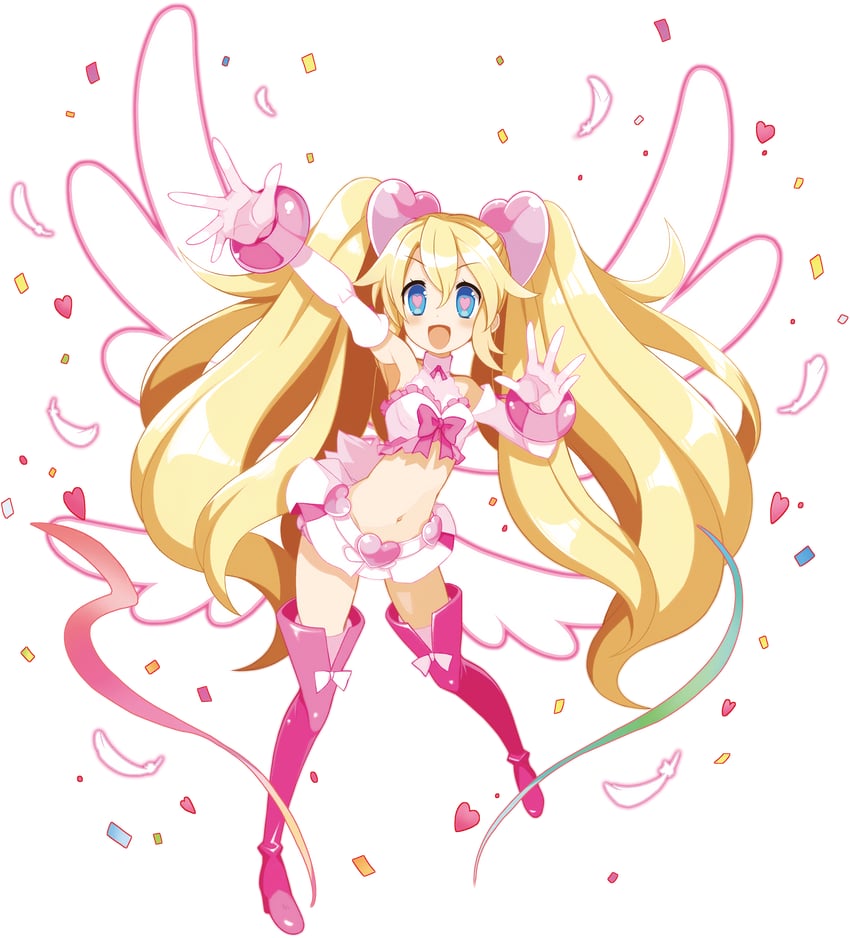 flonne, pure flonne, and super pure flonne (disgaea and 1 more) drawn by harada_takehito