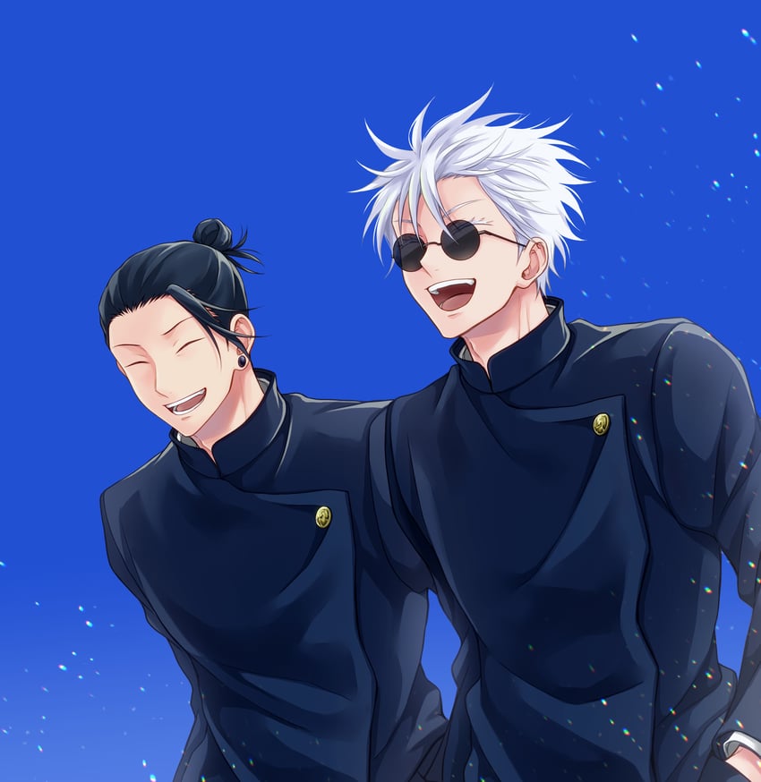 gojou satoru and getou suguru (jujutsu kaisen) drawn by asari_(sarimari_99)