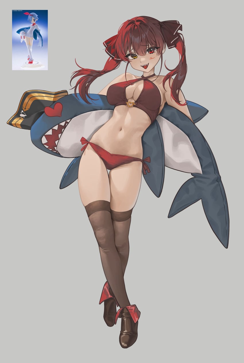 houshou marine, pleinair, usagi-san, and same-san (original and 2 more) drawn by da00o01 and harada_takehito